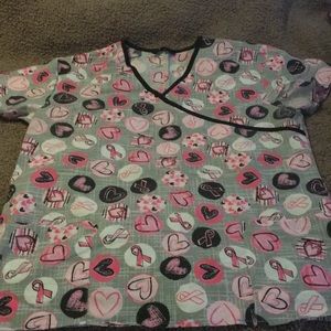 Scrub Top Size Large